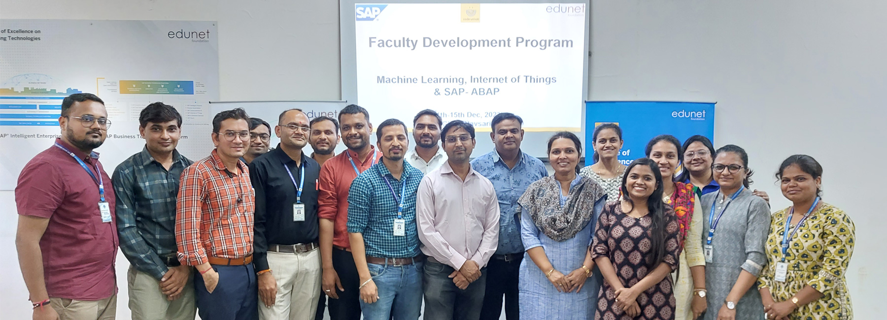 Participants at a Faculty Development Workshop organised under the Program